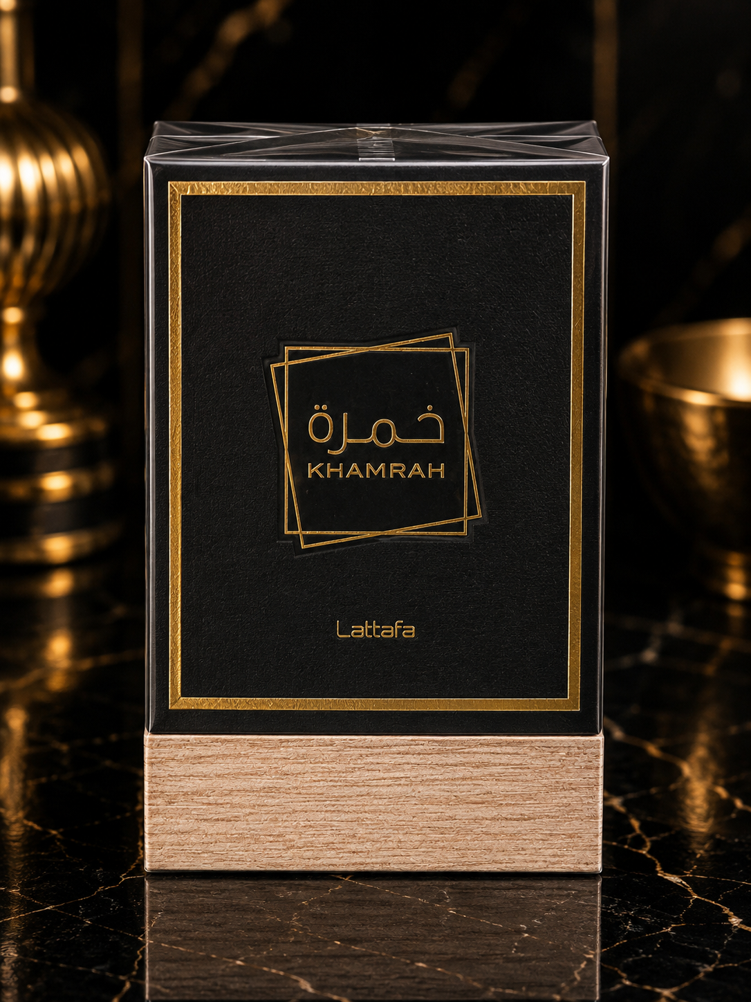 Lattafa Khamrah Eau de Parfum Spray Unisex 3.4 oz / 100ml Authentic New Sealed