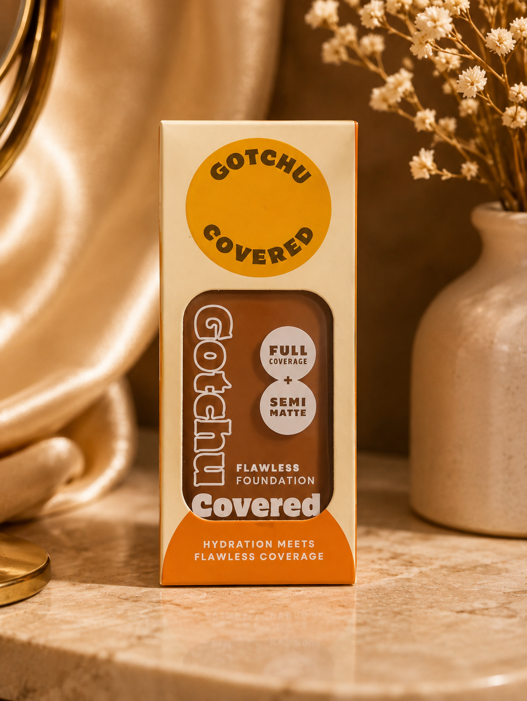 OZ LAB Gotchu Covered Flawless Foundation Shade 06 Full Coverage Semi Matte 40ml
