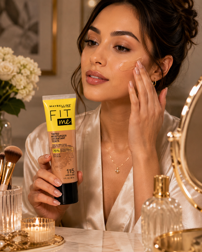 Maybelline Fit Me Tinted Moisturizer Shade 115 1 fl oz Hydrating Face Makeup