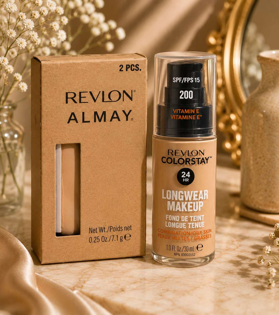 Prolux Multi-Use Full Coverage Concealer Makeup Beige Liquid