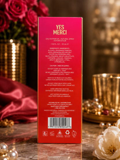 Inspiration Yes Merci Eau de Parfum 35ml (1.18 oz) Women’s Perfume Long Lasting