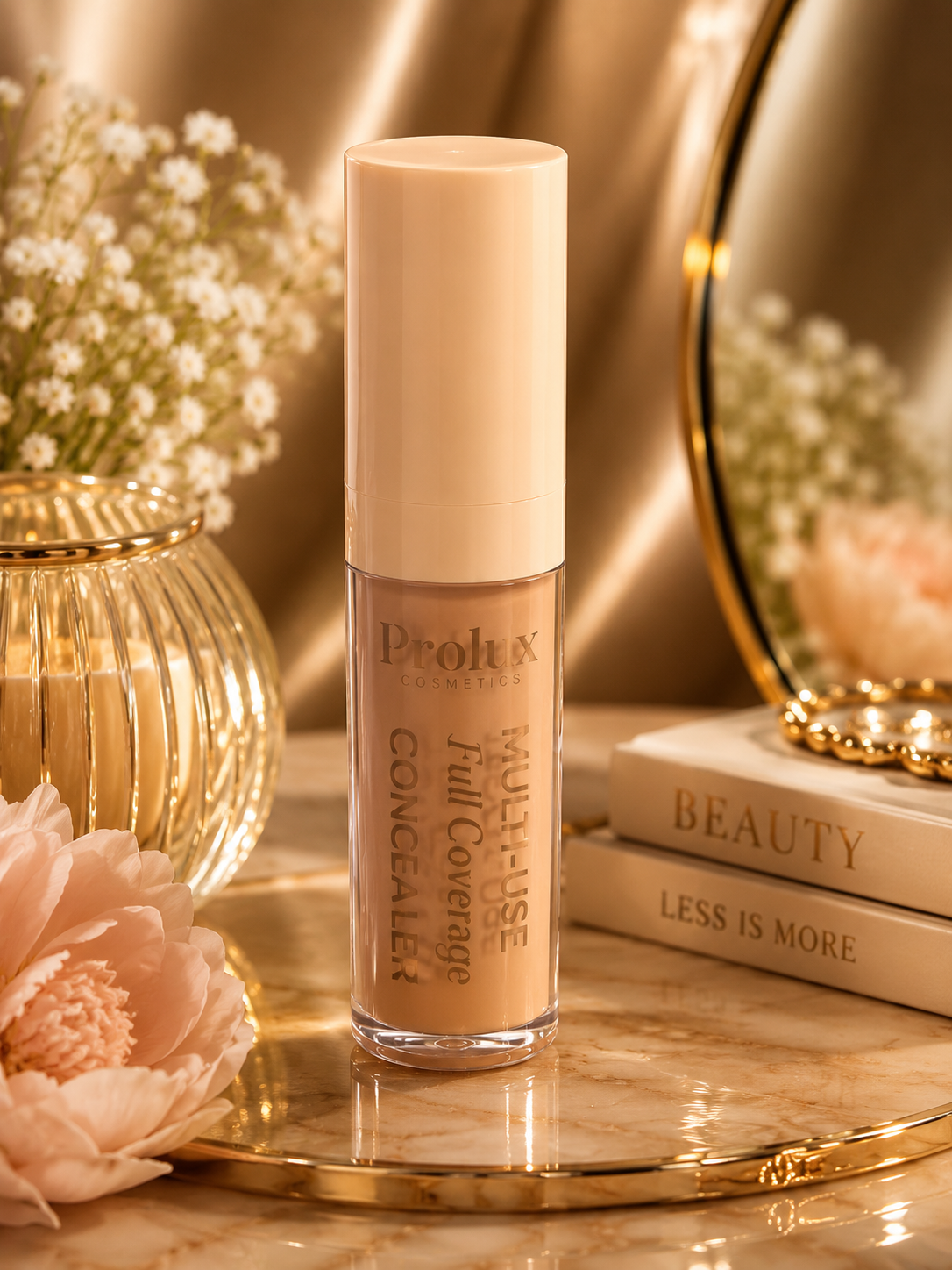 Prolux Cosmetics Multi-Use Full Coverage Liquid Concealer 03 Honey