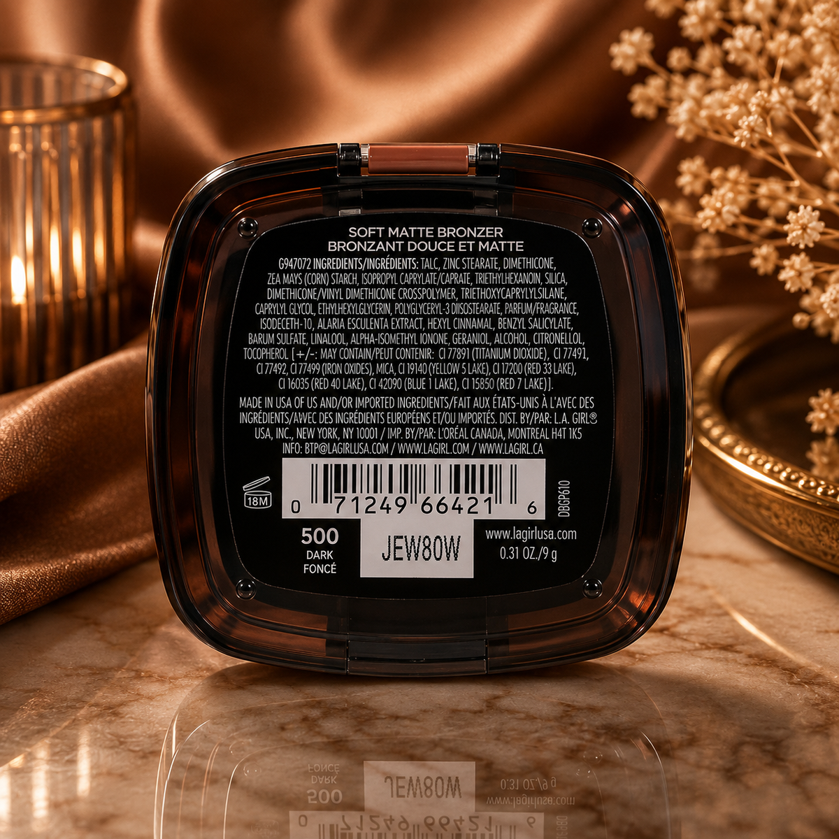 L’Oréal Paris Infallible 24H Fresh Wear Bronzer 500 Dark Matte 0.31 oz New