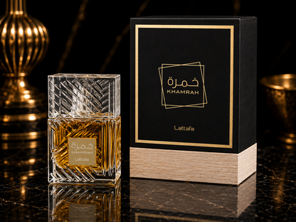 Lattafa Khamrah Eau de Parfum Spray Unisex 3.4 oz / 100ml Authentic New Sealed