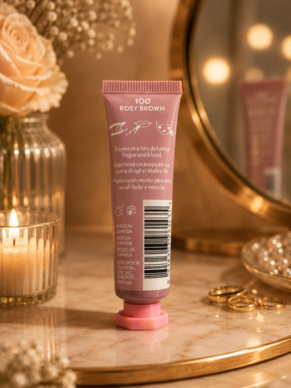 COVERGIRL Clean Fresh All Over Dewy Tint 100 Rosy Brown 0.33 oz – 2 Pack