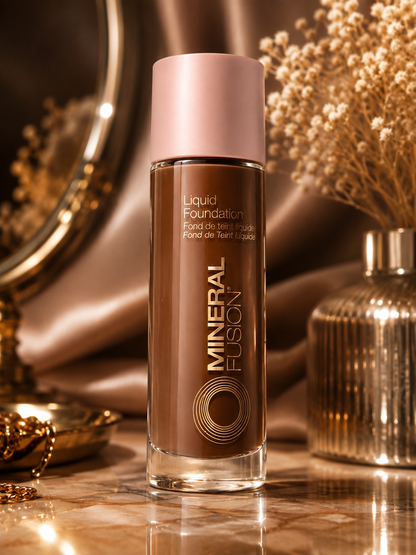 Mineral Fusion Liquid Foundation Deep 8 Mocha Full Coverage 1 fl oz New Sealed