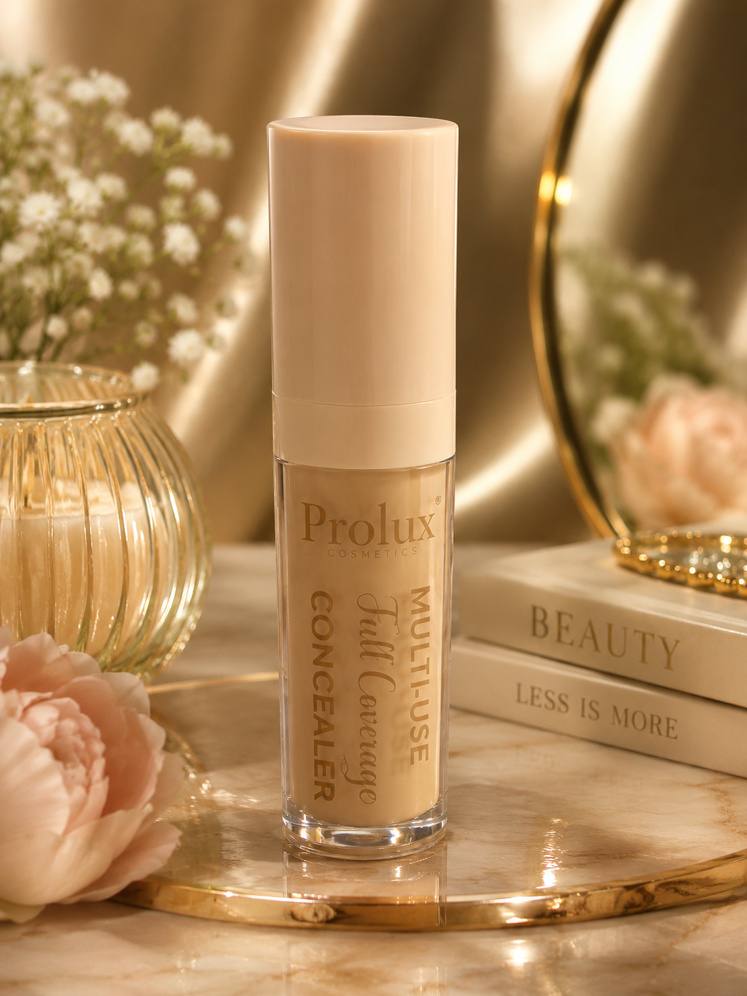 Prolux Cosmetics Multi-Use Full Coverage Liquid Concealer 03 Honey