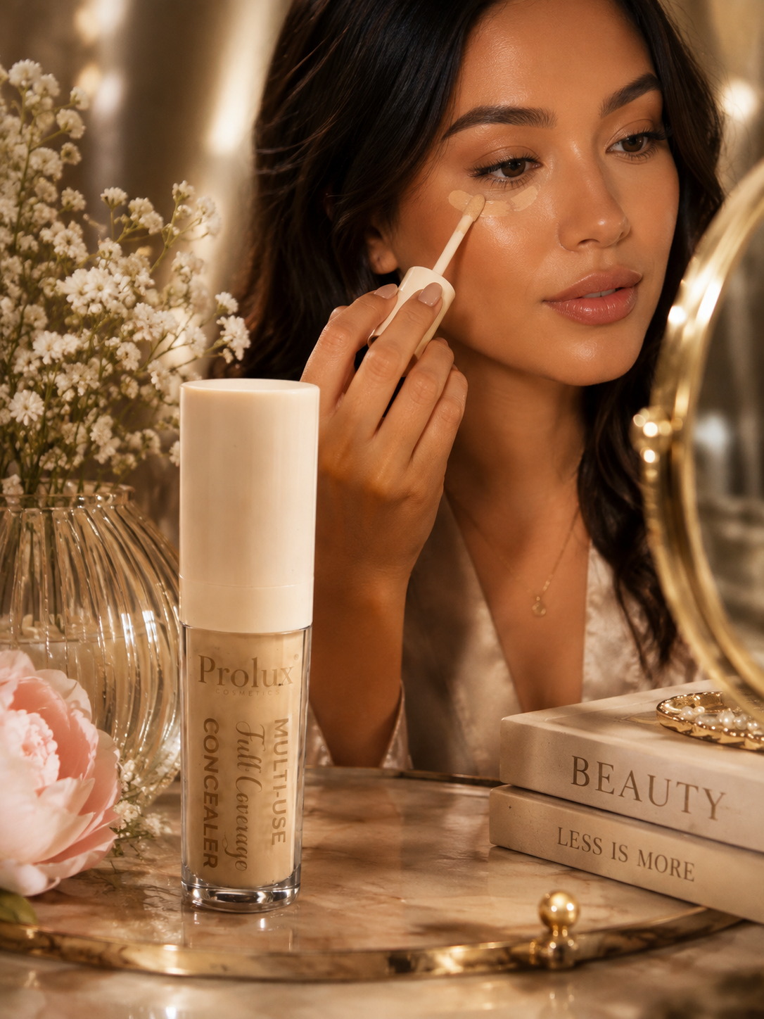 Prolux Cosmetics Multi-Use Full Coverage Liquid Concealer 03 Honey