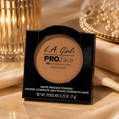 L.A. Girl PRO.face HD Matte Pressed Powder Classic Tan GPP610 0.25 oz New
