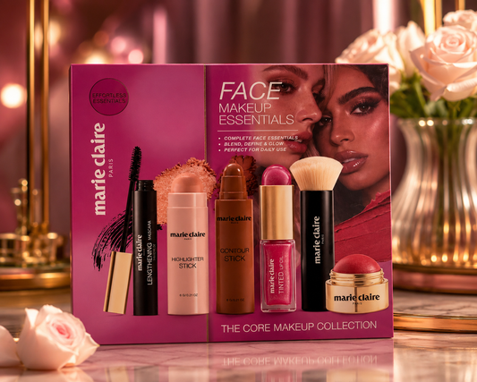 Marie Claire Paris Face Makeup Essentials 6-Piece Core Makeup Collection Set