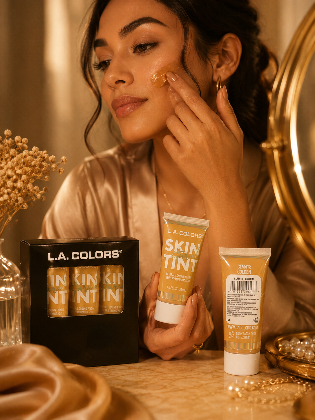 L.A. Colors Skin Natural Tint – Golden CLM418 – 1.0 fl oz / 30 mL