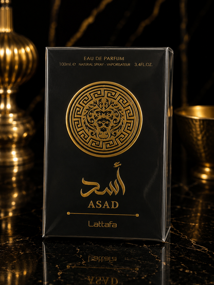 Lattafa Asad Eau De Parfum EDP 3.4 oz 100ml Spray for Men New Sealed Authentic