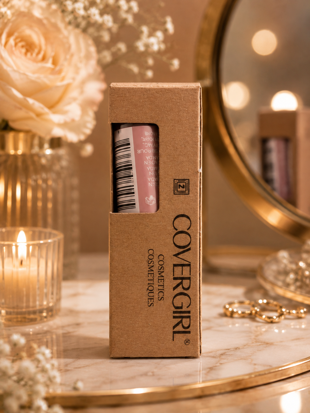 COVERGIRL Clean Fresh All Over Dewy Tint 100 Rosy Brown 0.33 oz – 2 Pack